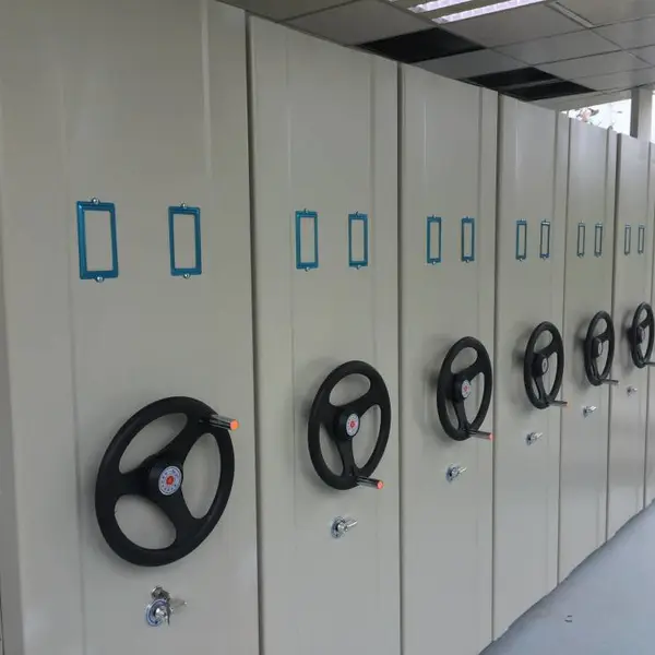 档案室专用密集架 加厚钢板移动密集柜 云南厂家支持上门安装