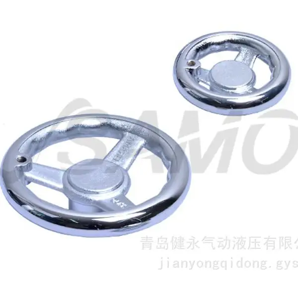 SAMO 机床手轮 SL3080/SCH 铝合金胶木双辐条折叠手柄设备调节操作