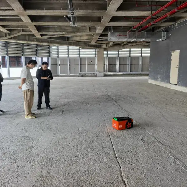 建筑打印机器人 商场中庭 代替人工降本增效 数据可追溯验收通过