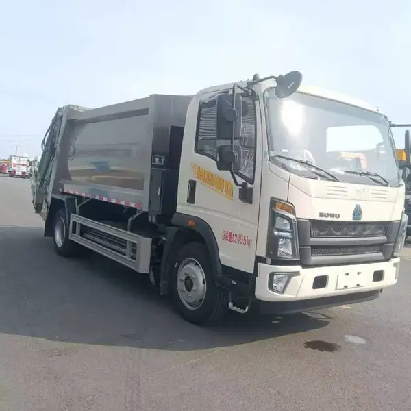 纯电动重汽垃圾车 新能源12方压缩垃圾车 生活垃圾密闭清运车