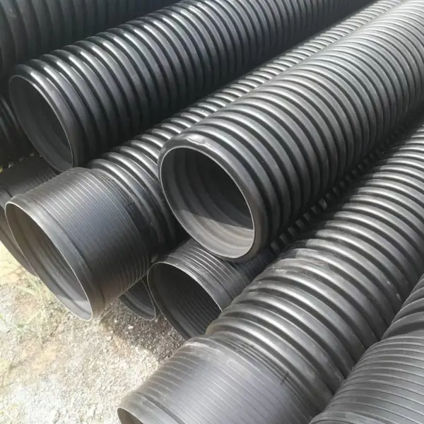 承插式HDPE双壁波纹管连接施工安装简单,一看就会