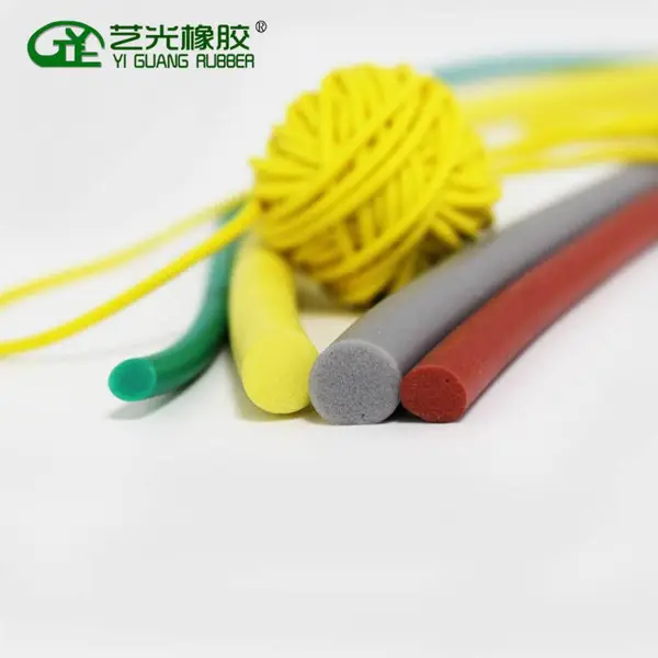 【厂家生产】耐高温硅胶发泡圆条 硅胶密封条异型件 可定制