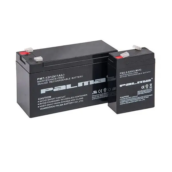 PALMA八马蓄电池PM7-12、12V7AH 机械臂、应急储能