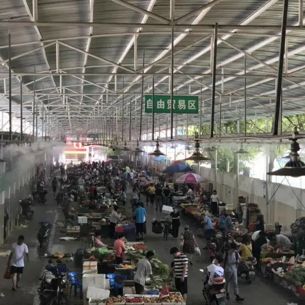 智能工业喷雾降温系统 离心式喷淋 工厂降温方案
