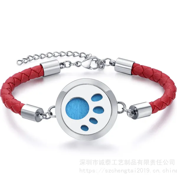海外热销合金手链,圆形香薰手镯,手链定制厂