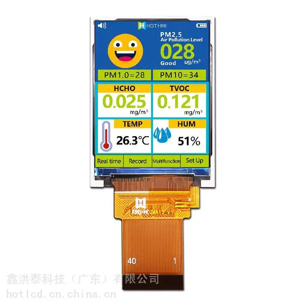 2.4寸TFT液晶显示屏高清480*640分辨率全视角RGB接口