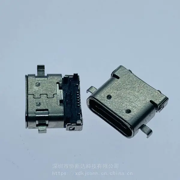 TYPEC ����ĸ�� USB3.1 ˫�ǳ������ 16PIN����DIP+SMTĸ�� ����8.65mm