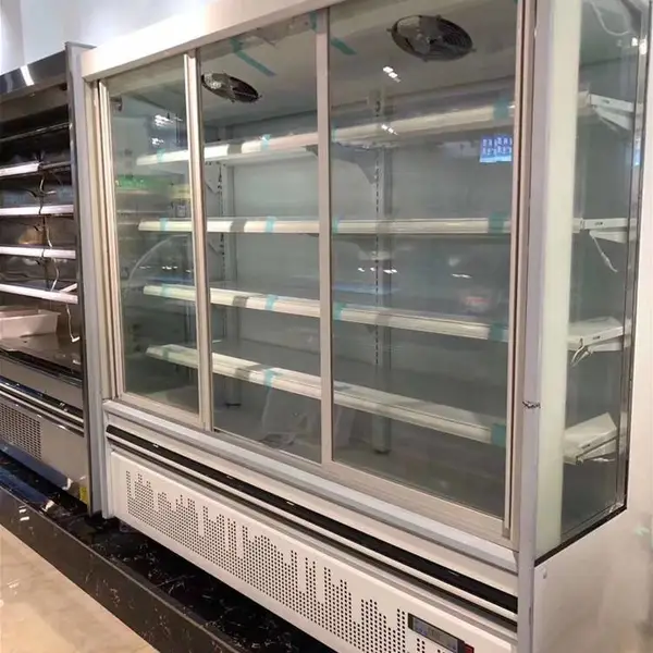 商用啤酒饮料展示柜 超市冷饮啤酒展示柜 便利店饮料水果啤酒柜
