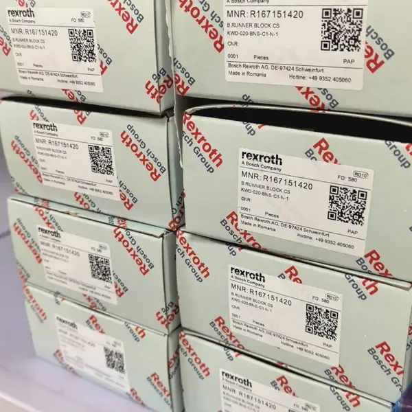 力士乐Rexroth导轨滑块R162289420， R162239420用于自动化产线