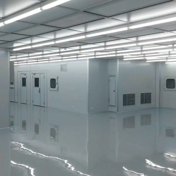 广东中山万级净化车间自流平地坪及PVC地板施工工程 长洁环境提供方案