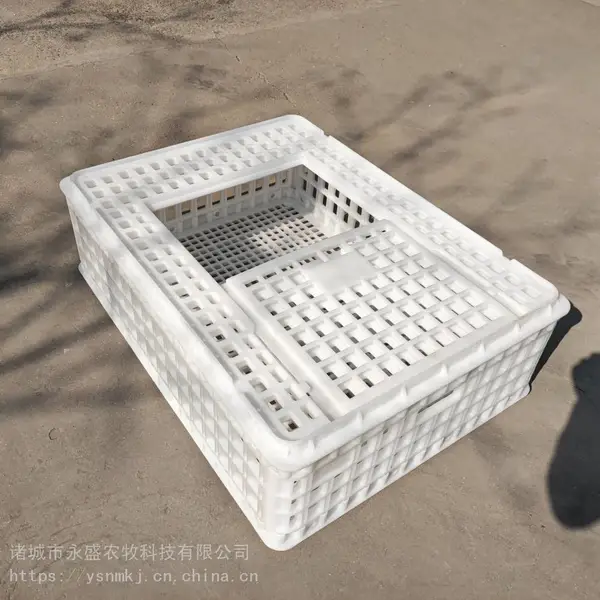 方形运鸡筐 塑料运输鸡笼 拉鸡笼子 装鸭筐