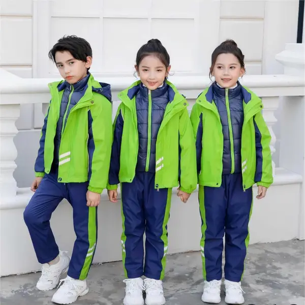 成都大学班服幼儿园园服厂松紧运动风格夏季成都酷鼻熊童装校服