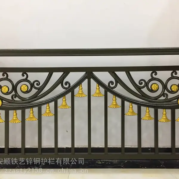湖南娄底铝艺阳台栏杆定制 玻璃铝艺阳台栏杆出厂价格