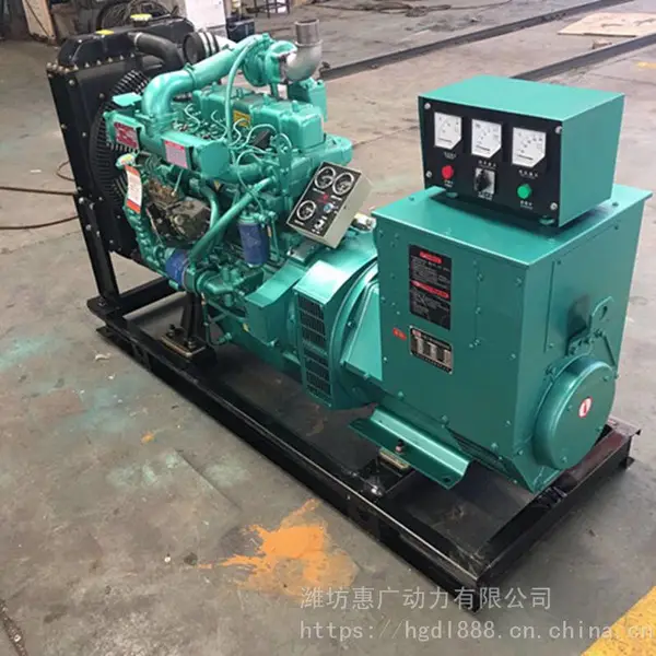 潍柴60KW千瓦无刷柴油发电机组 制砂机备用AVR发电机