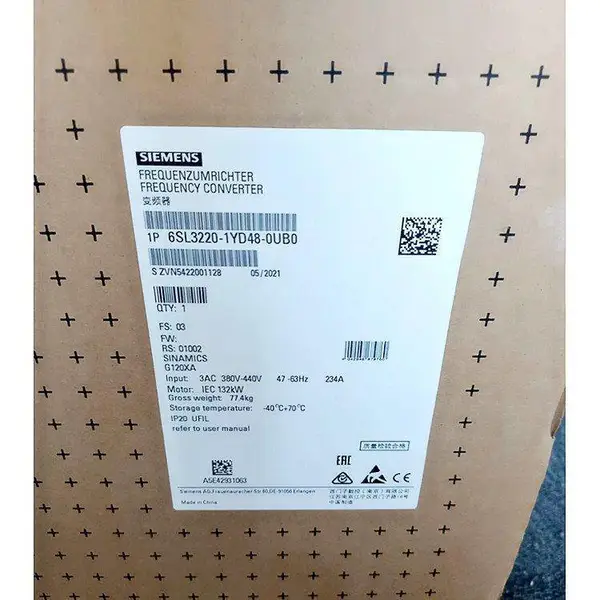 全新原装西门子正品G120XA变频器风机泵专用6SL3220-2YD16-0UB0