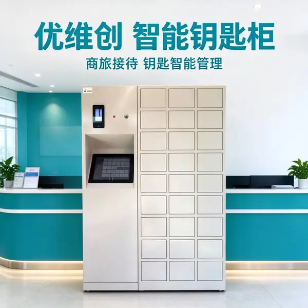 优维创人脸识别商旅接待智能钥匙柜前台接待处钥匙管理rfid自动记录
