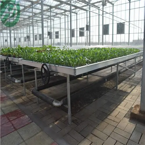 优质潮汐苗床加工厂 防腐工艺移动苗床网片 苗床滚管配件