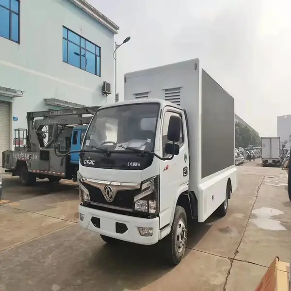 国六东风广告宣传车 LED户外流动广告车