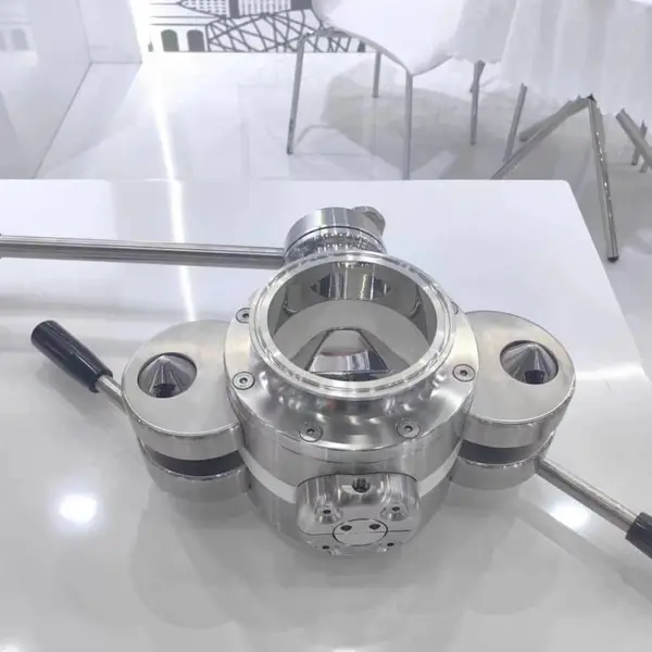 粉体调剂密闭输送 干燥剂出料 密封研磨筛分 AB阀 αβ阀 分体式蝶阀
