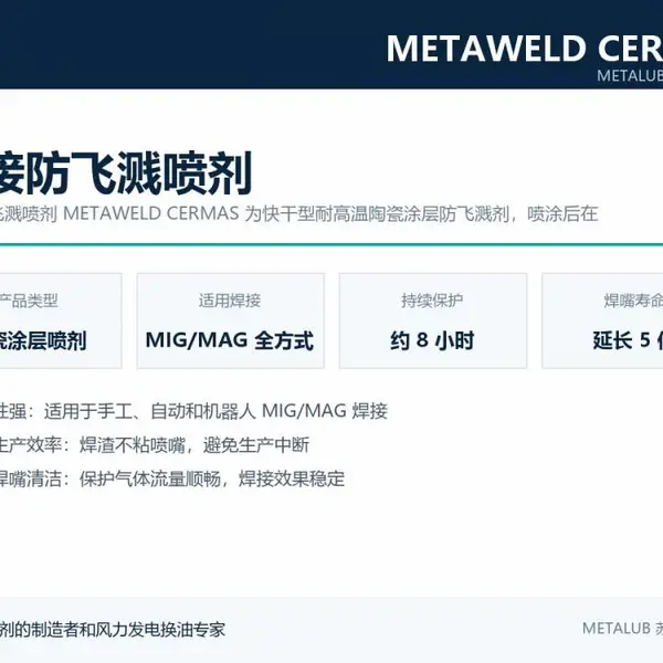 METALUB-CERMAS焊接防飞溅喷剂 焊渣易清除 焊接工装夹具保护