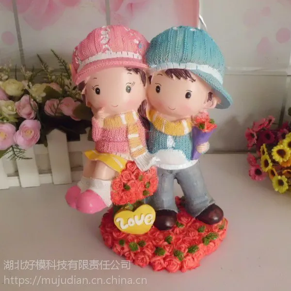 供应北京新款涂鸦石膏模具 卡通石膏存钱罐