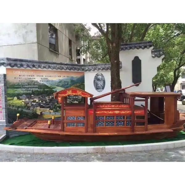 嘉兴南湖红船定制小型展览展示红船模型党建教育