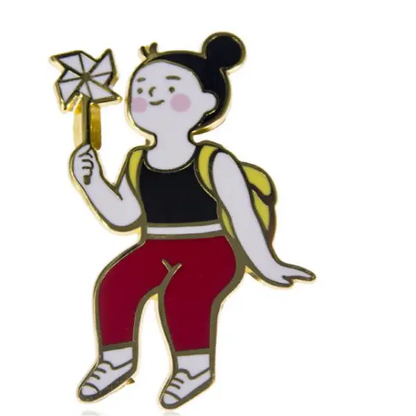 儿童卡通胸章定制 童装胸扣订做 游乐园促销胸牌定做
