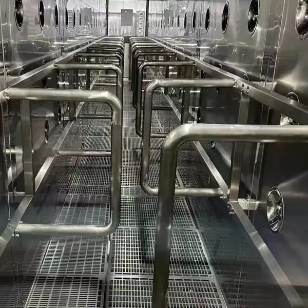 恒沣净化风淋门保养维护 智能吹淋自动语音提示双门电子互锁风淋室供应