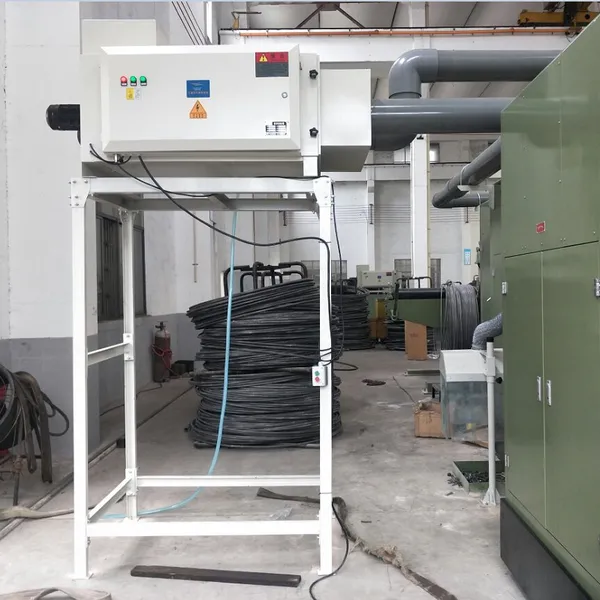 CNC机床油雾净化器收集器回收器分离静电式切削液油雾空气过滤器