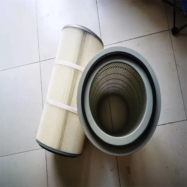 热电厂燃煤输送皮带除尘器滤筒过滤设备粉尘元件-福顺康