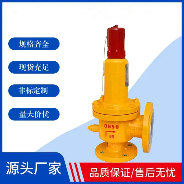 衬氟安全阀 常压 手动 A42F46-16C DN100 单向安全阀耐腐蚀