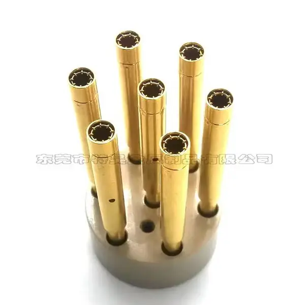 线簧母针 多线包络接触 精密插孔端子接触件定制
