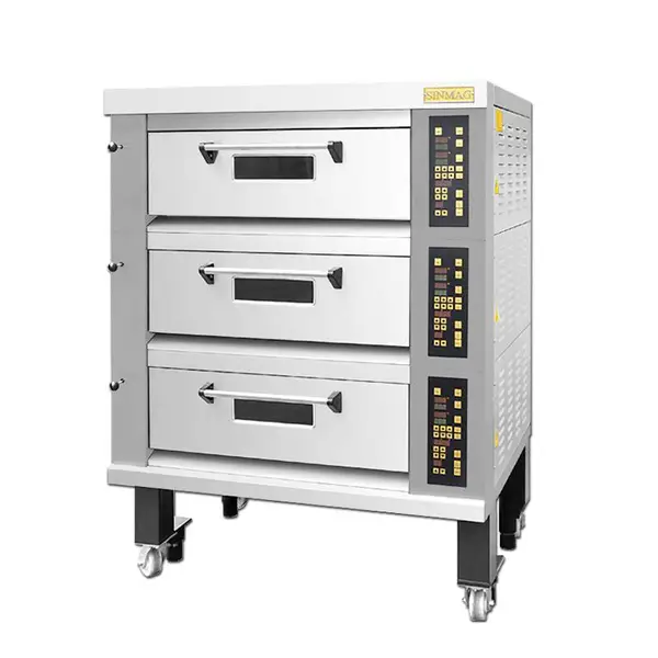 Sinmag无锡新麦烤箱商用一层一盘三层六盘平炉层炉组合炉220V380V