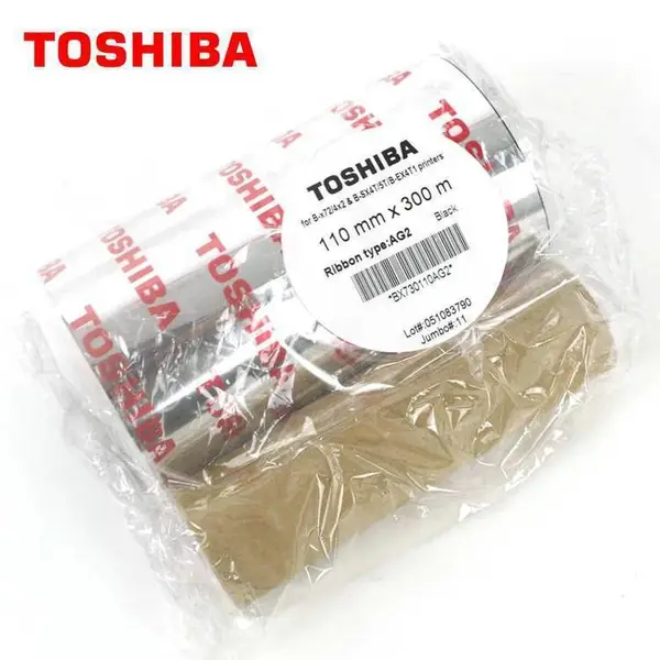 东芝碳带TOSHIBA悬压混合基树脂基BX7-AS1空白标签打印机色带