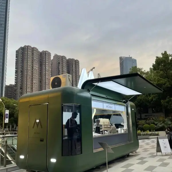 餐车商用餐厅移动商业街设计售货车多功能餐车小吃车定制移动咖啡奶茶冰淇淋车网红复古商用美食快餐车