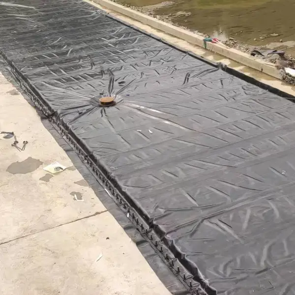 河道橡胶坝袋损伤修复 景观拦水坝渗漏处理 水利现场上门维修承接