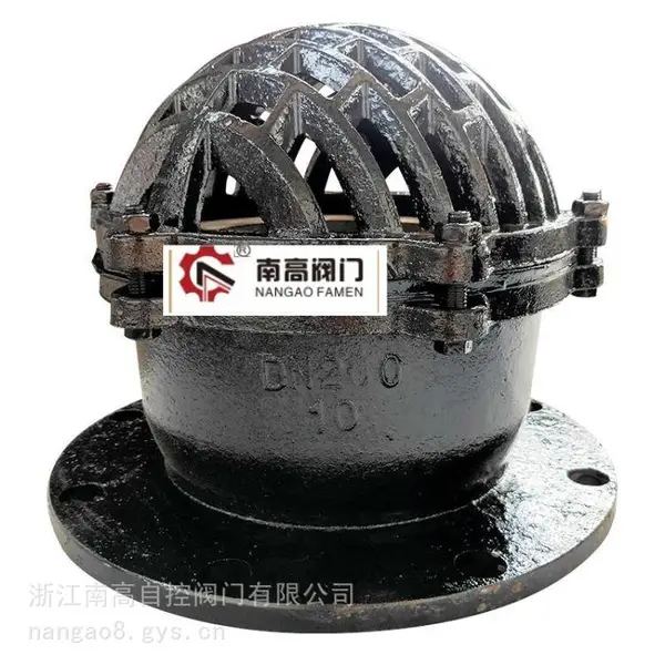 南高阀门 H42X-16C铸钢底阀 抗冲击水泵止回阀污水单向阀