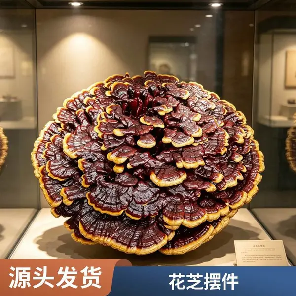 批发花芝摆件 盆景灵芝花 造型规格多 乔迁开业礼品 源头基地直供