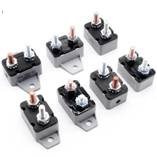 E5汽车过载保护器 12V 20A 自动复位电机过流保护器 螺栓塑料壳