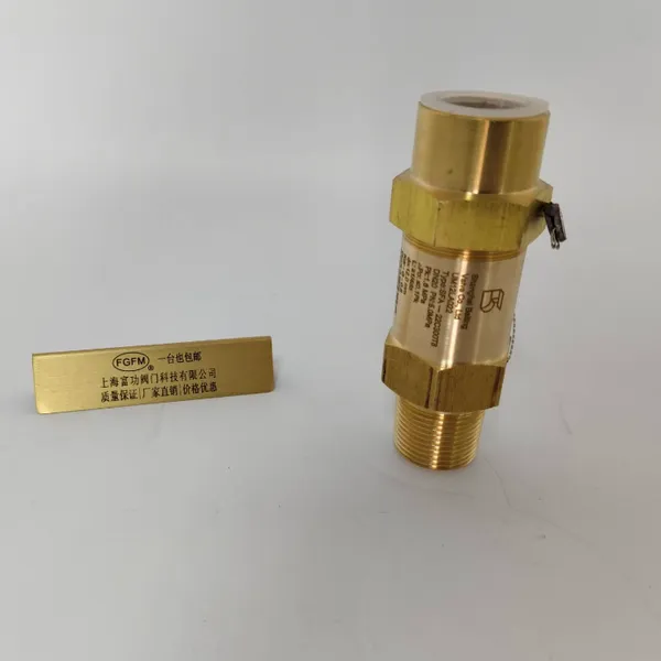 洲程阀门11GG18MN-TF 1英寸冷冻机氟利昂用直通式安全阀