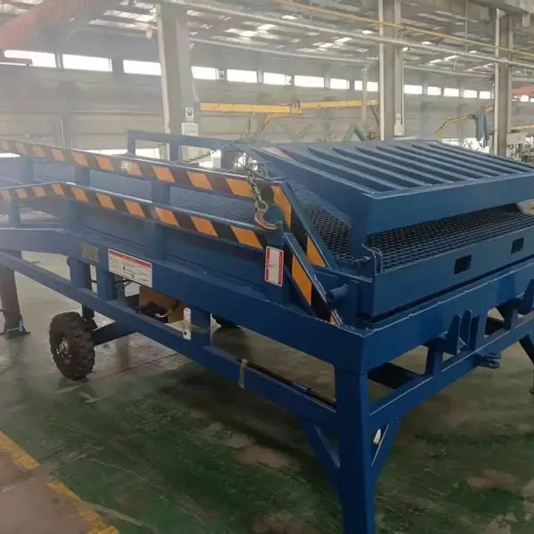 上海物流仓储10吨移动登车桥 8吨液压升降坡道装卸平台 集装箱过桥
