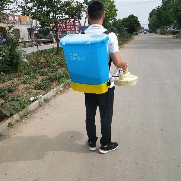 电动施肥器背负式撒肥机 果树电动撒肥器 乐丰牌
