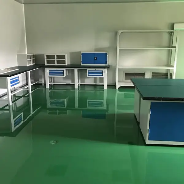 铁板包面防静电工作台带挂板抽屉及落地柜