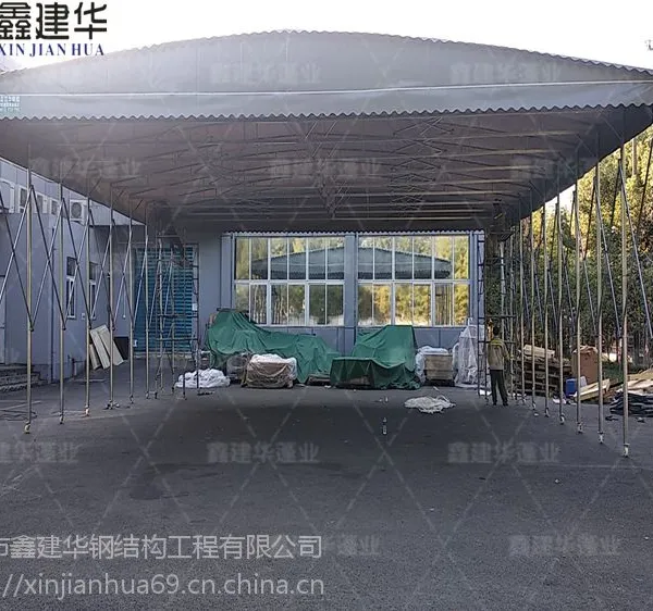 弋江区施工帐篷防雨保温/布 移动可伸缩雨棚 布质量为主