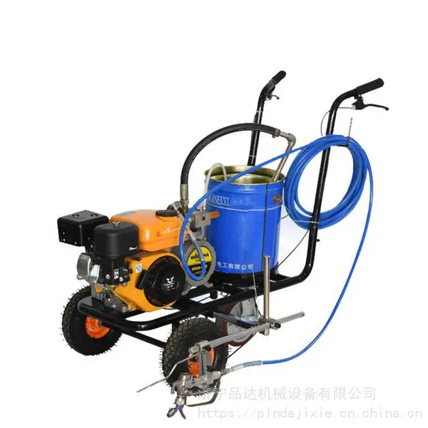 手推式冷喷划线机 小型停车位划线机 小区地下停车场标线机