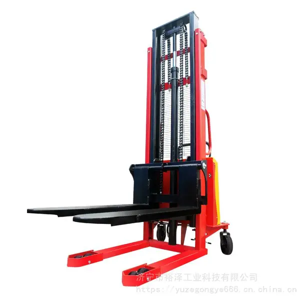 电动叉车1.5吨2吨 半电动堆高车小型 液压升高升降机堆垛车SPN