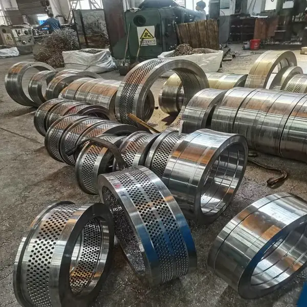 宇龙大型松木颗粒机配件 红木制粒机环模 压缩比4.5合金钢模具