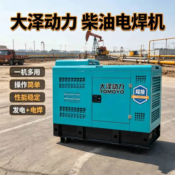 隧道矿山工程使用400A柴油发电电焊机TO400A-JL