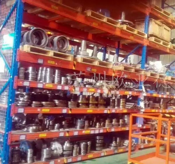 欧亚德消防水枪头库存仓库货架 消防器材生产车间工具架