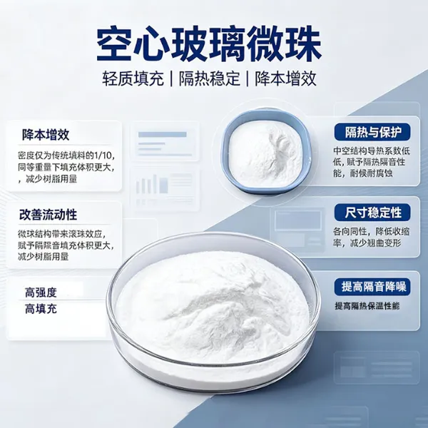厂家直供空心玻璃微珠 轻质高强保温隔热涂料塑料橡胶填充中空玻璃微珠
